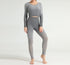 the keeper graduated colour legging & long sleeve top SET grey